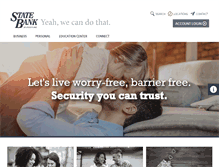Tablet Screenshot of crossplainsbank.com